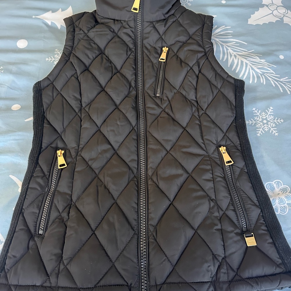 Calvin Klein black vest puffy winter